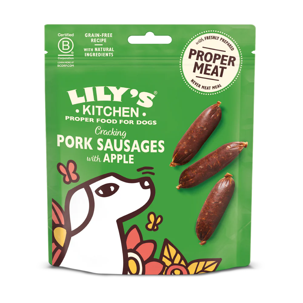 Cracking Pork with Apple Sausages (70g)