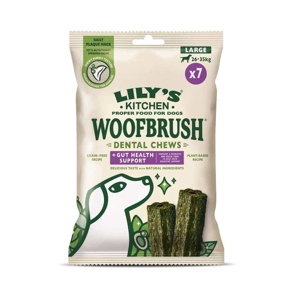 Large Woofbrush Gut Health Dental Chew Multipack (329g)