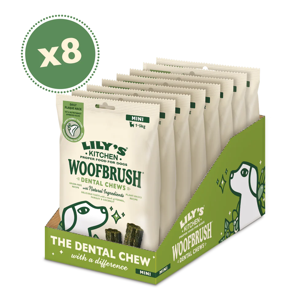 Mini Woofbrush Dental Chew Multipacks (8 x 130g)