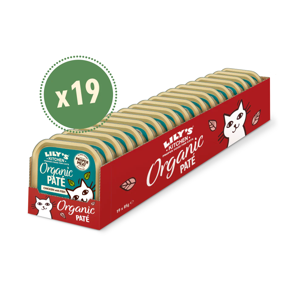 Organic Chicken with Fish Paté (19 x 85g)