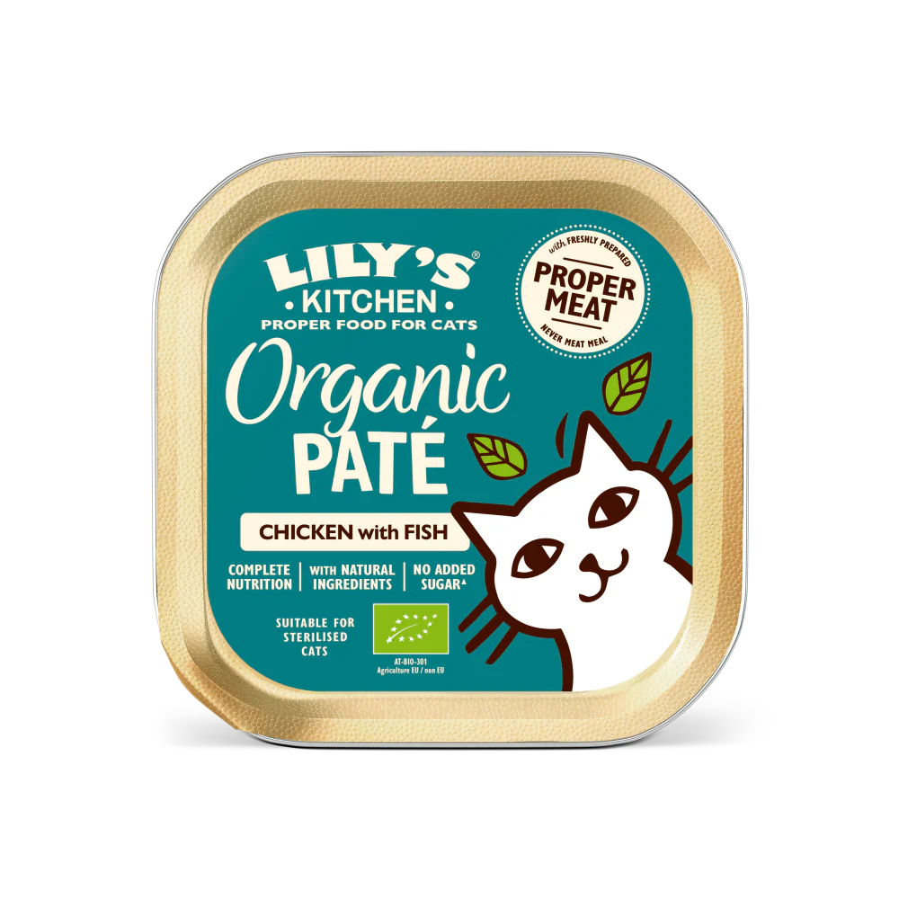 Organic Chicken with Fish Paté (85g)