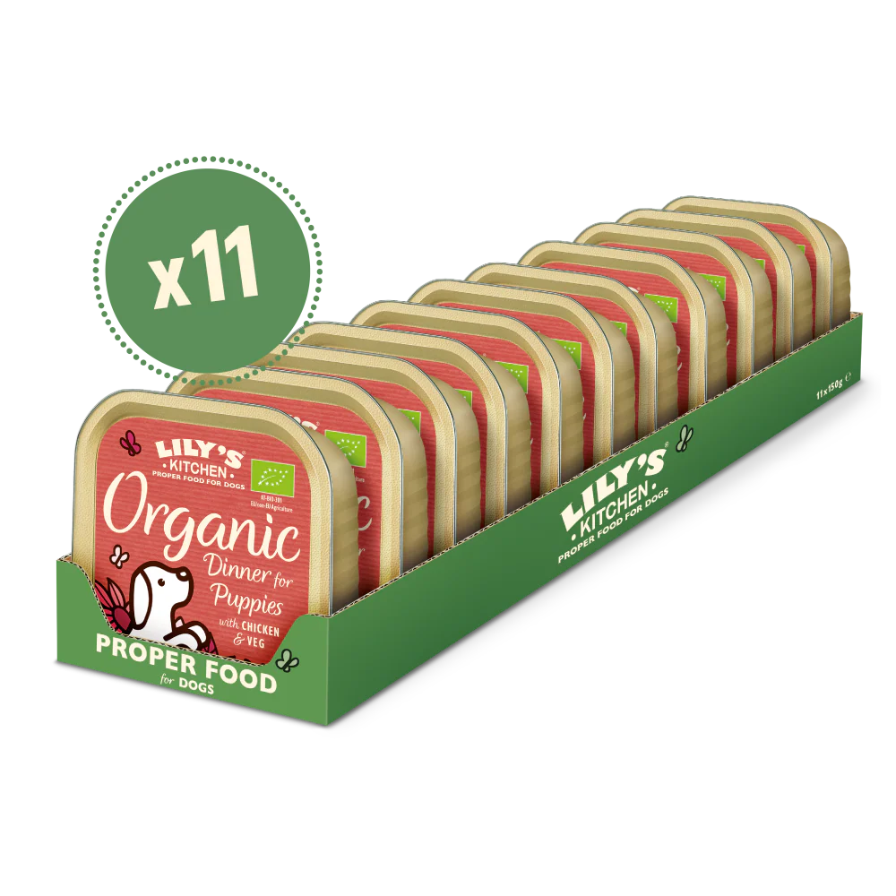 Organic Dinner for Puppies (11 x 150g)