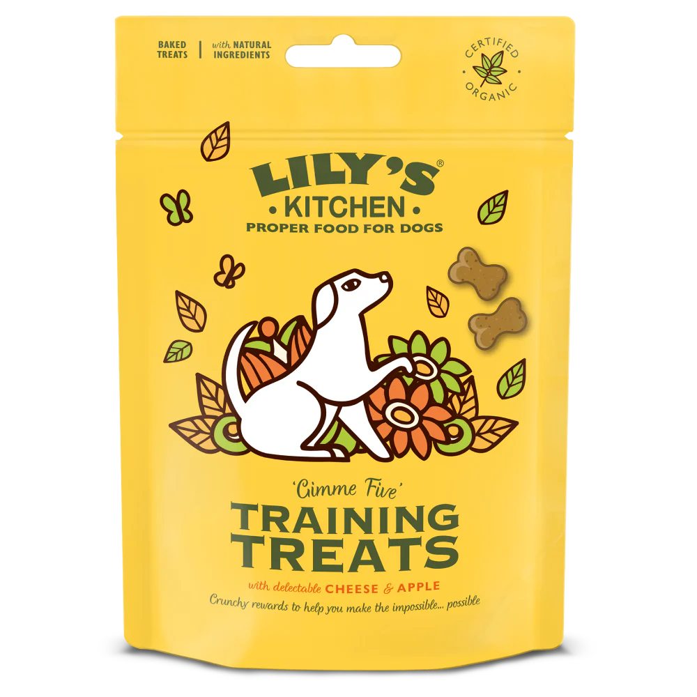 Organic Training Treats with Cheese & Apple (80g)