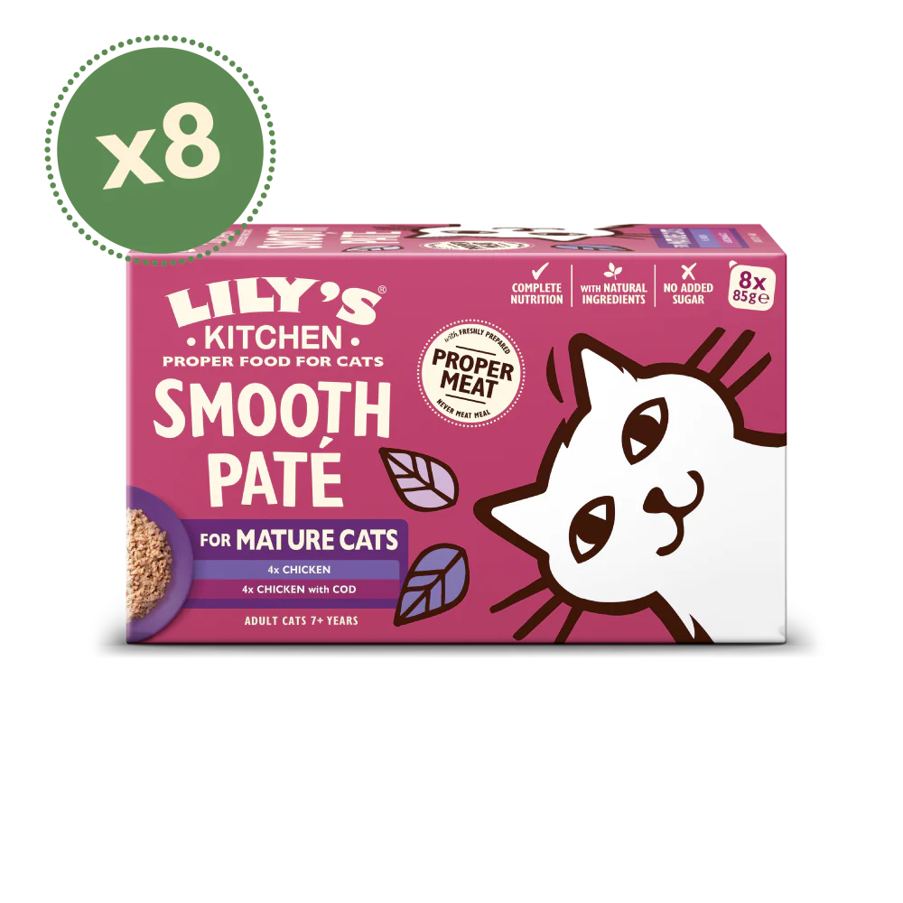 Paté Selection Multipack for Mature Cats (8 x 85g)