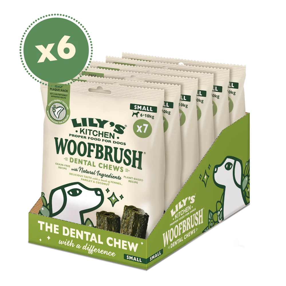 Small Woofbrush Dental Chew Multipacks (6 x 154g)