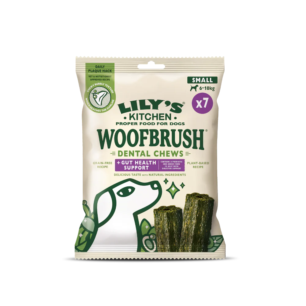 Small Woofbrush Gut Health Dental Chew Multipack (154g)